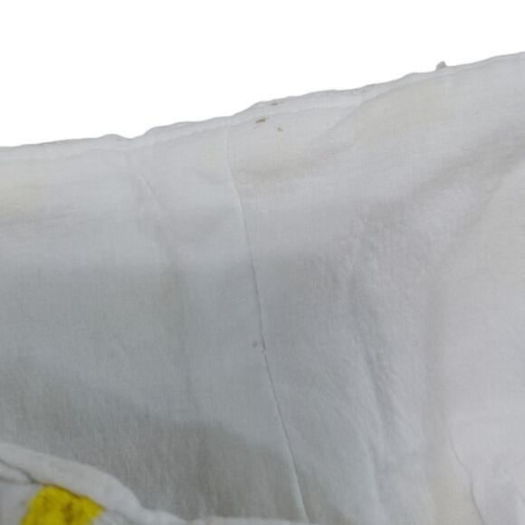 Floral Embroidered Skirt Size 6 W28"in Waist A-Line Skirt Daisies Made In Spain - Picture 6 of 7